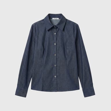 شومیز Amitis رنگ Indigo blue