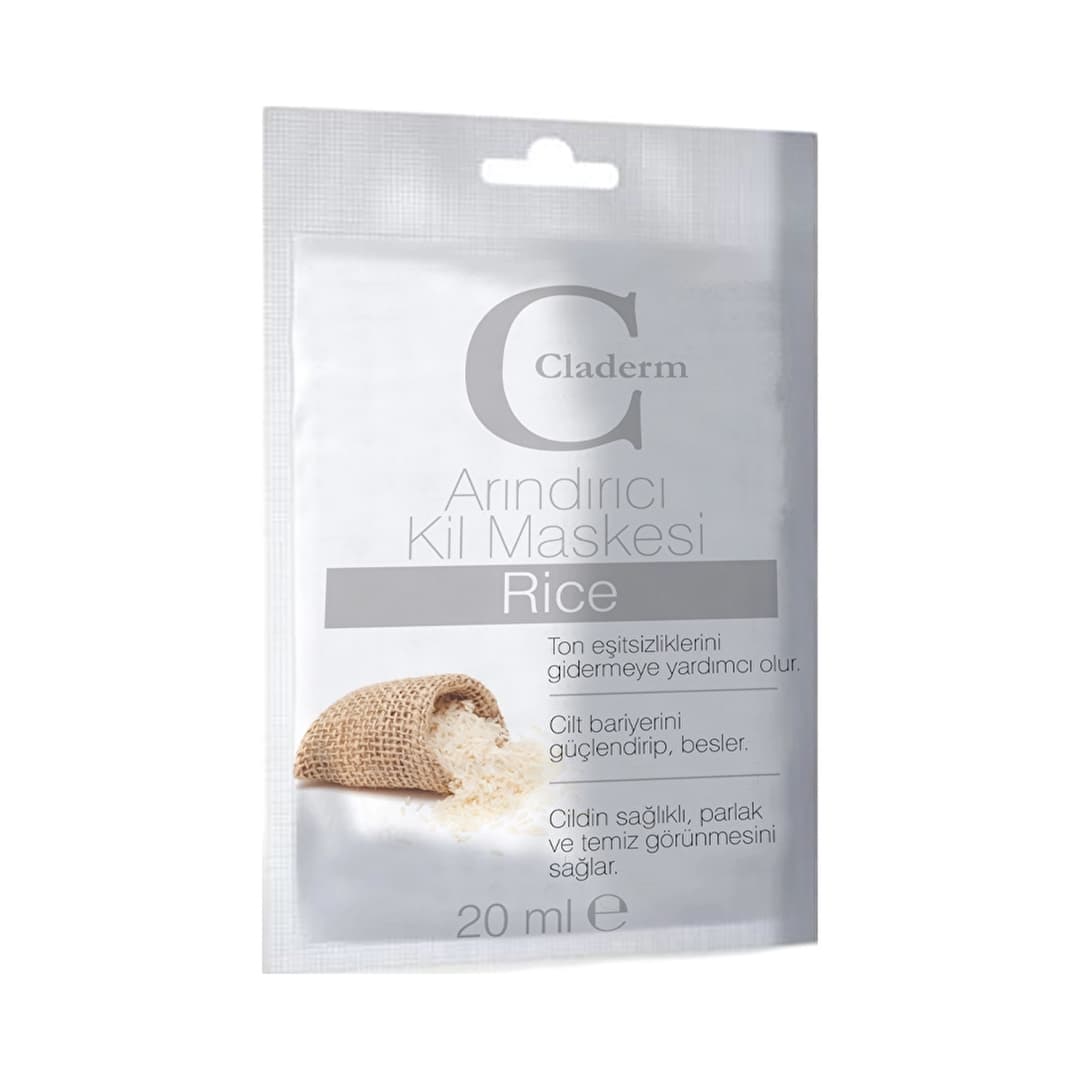 ماسک خاک رس برنج Claderm