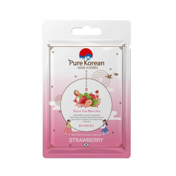 ماسک ورقه‌ای چند ویتامینه صورت توت‌فرنگی Pure Korean