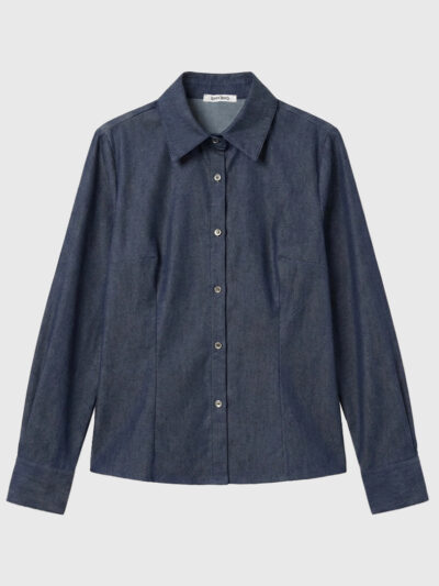شومیز Amitis رنگ Indigo blue
